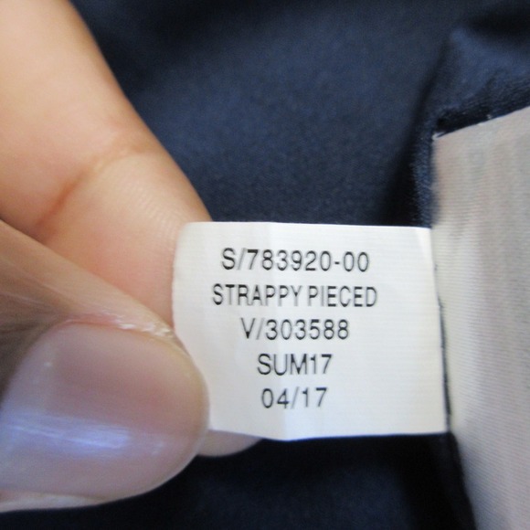 Banana Republic Strappy Slit Slip Dress 10 Blue Floral Maxi Guest Party 340 - Picture 5 of 12